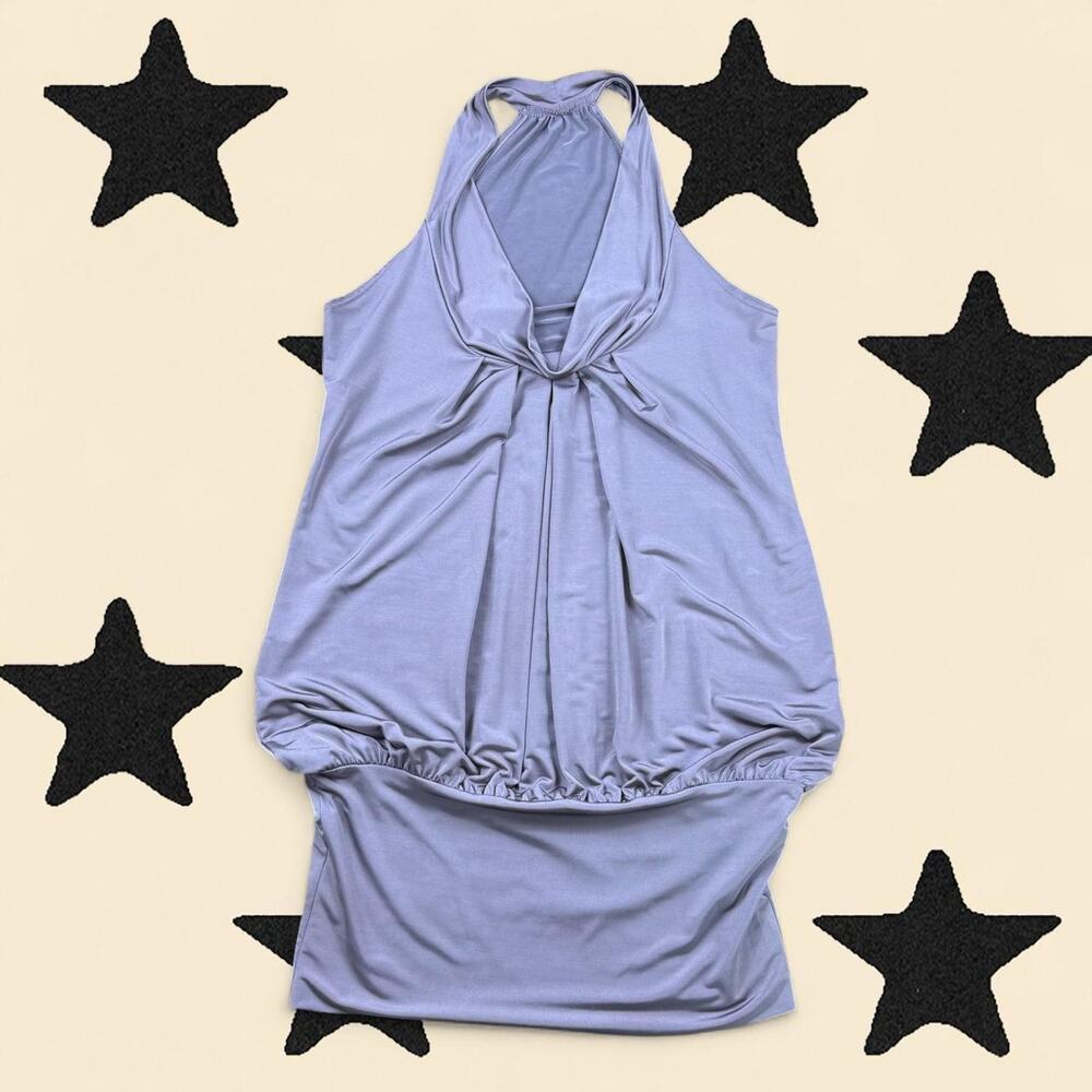 ★ Y2K Misope Gray Halter Neck Top ★